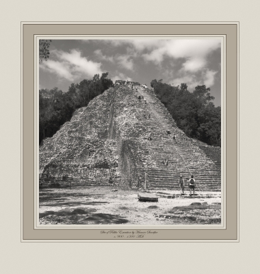 Site of Public Executions by Human Sacrifice c. 900-1500 AD (Nohuch Mul Pyramid, Coba, Mexico)