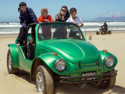 Kids with Dune Buggy