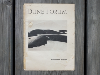 Forth Issue of Dune Forum, 1933